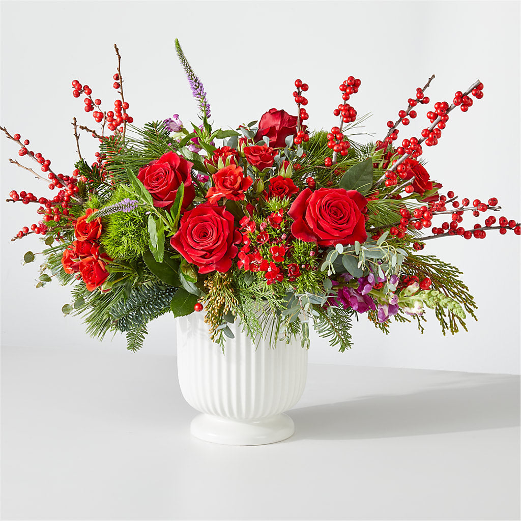 Big Red Bow Bouquet – Distinctive Designs Floral Llc, Vilonia AR