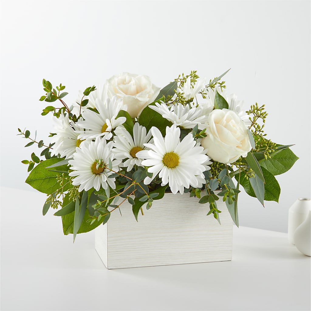 Fresh Linen Box Bouquet – Distinctive Designs Floral Llc, Vilonia AR