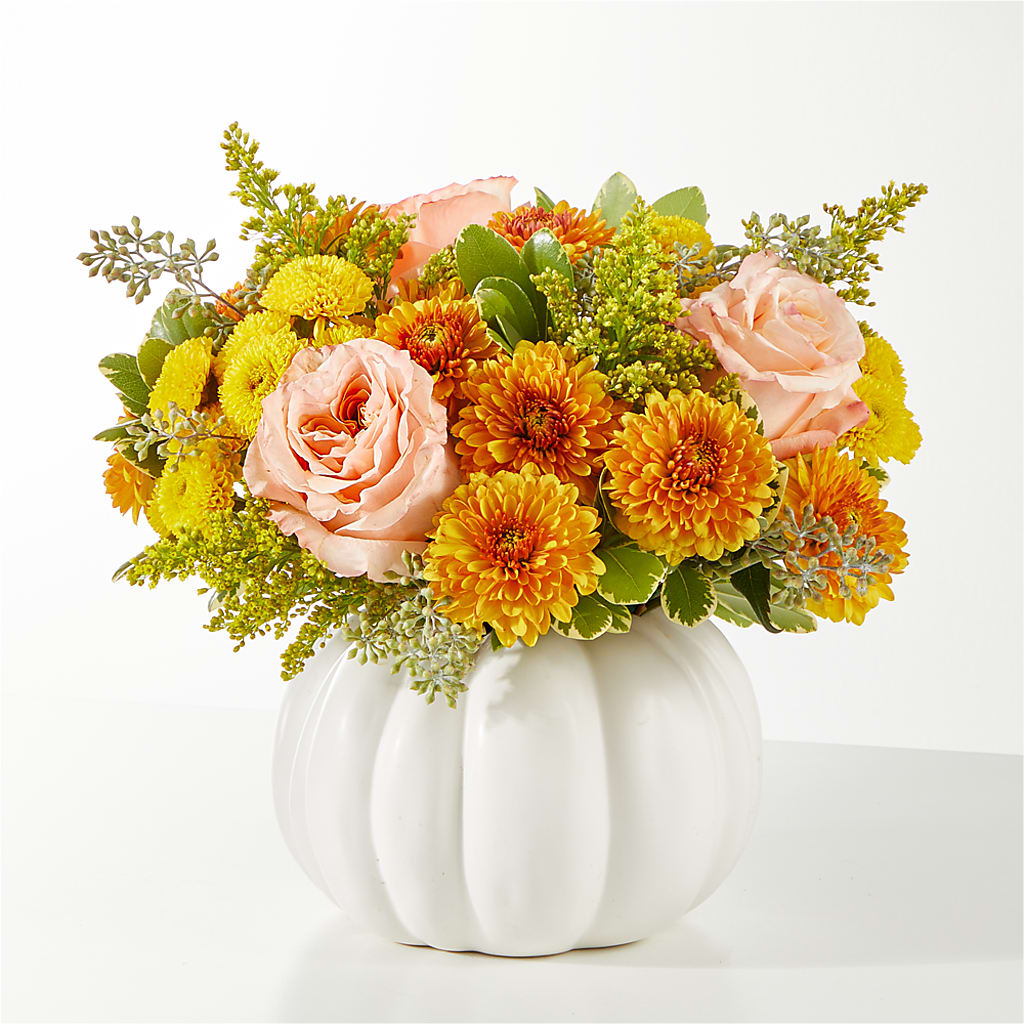 Peachy Pumpkin – Distinctive Designs Floral Llc, Vilonia AR