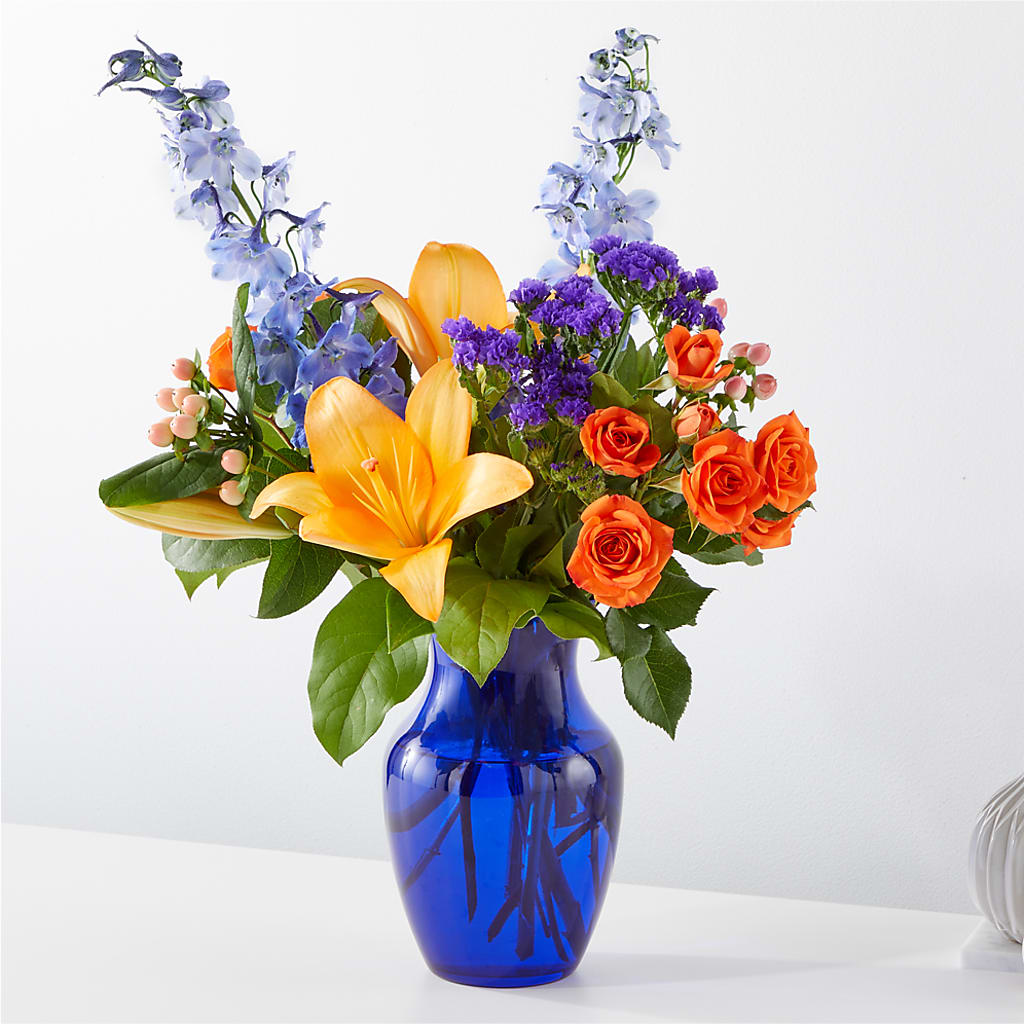 Radiant Citrus Bouquet – Distinctive Designs Floral Llc, Vilonia AR