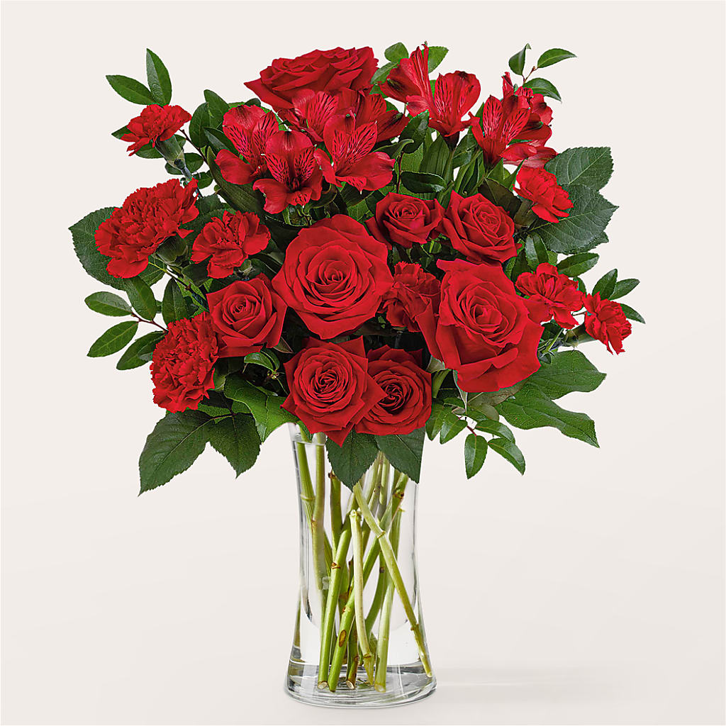 Brilliant Ruby Bouquet – Distinctive Designs Floral Llc, Vilonia AR