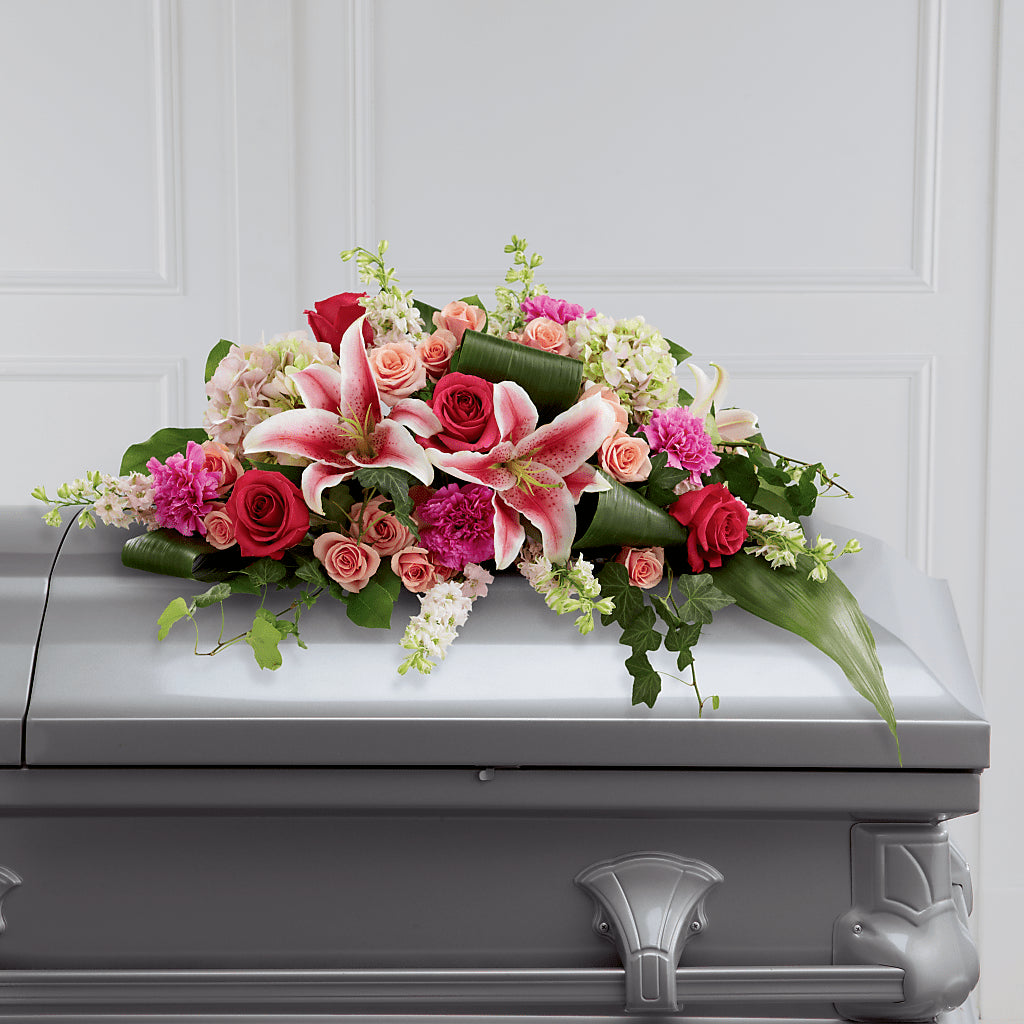 Splendid Grace Casket Spray – Distinctive Designs Floral Llc, Vilonia AR