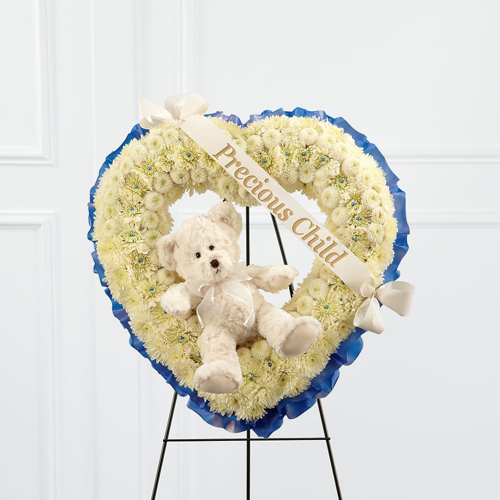 Precious Child Standing Heart – Distinctive Designs Floral Llc, Vilonia AR