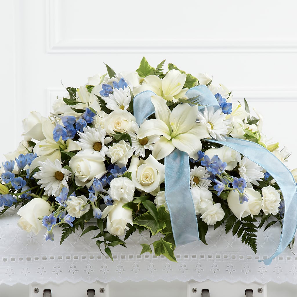 Tender Treasure Casket Spray – Distinctive Designs Floral Llc, Vilonia AR