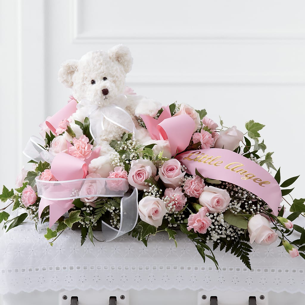 Touch of Sympathy Casket Spray – Distinctive Designs Floral Llc, Vilonia AR