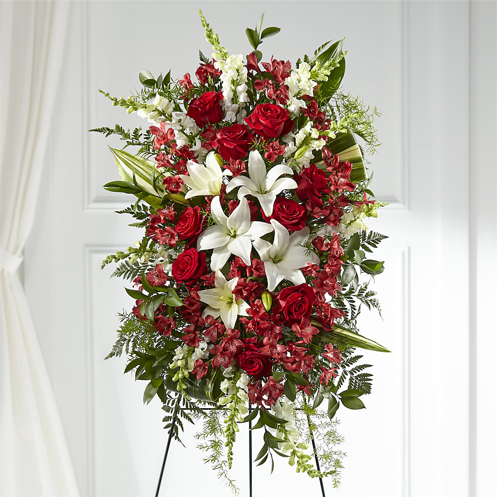 Everlasting Memory Standing Spray – Distinctive Designs Floral Llc, Vilonia AR