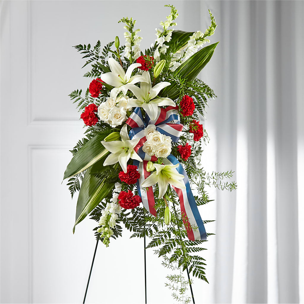 Stars of Life Standing Spray – Distinctive Designs Floral Llc, Vilonia AR