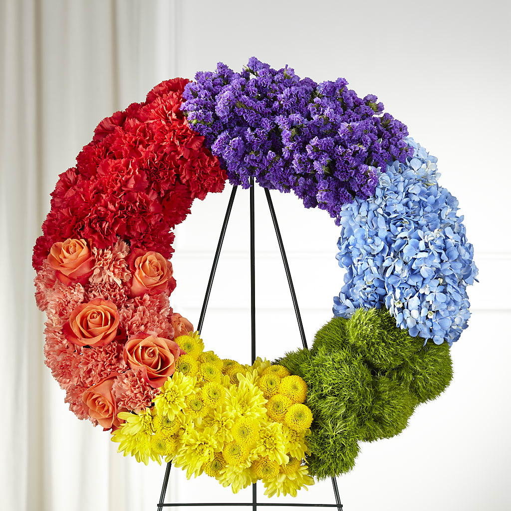 Circle of Love Wreath – Distinctive Designs Floral Llc, Vilonia AR