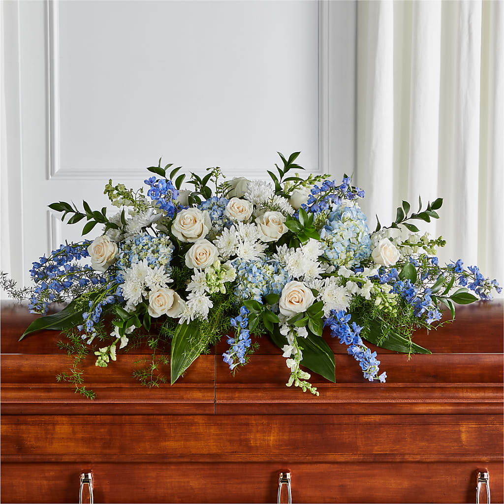 Timeless Essence Casket Spray – Distinctive Designs Floral Llc, Vilonia AR