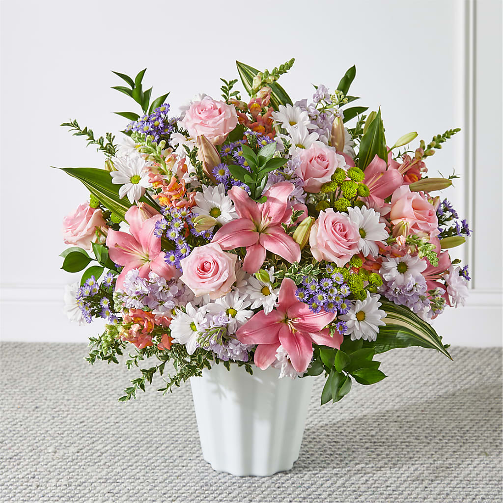 Abundant Compassion Floor Basket – Distinctive Designs Floral Llc, Vilonia AR