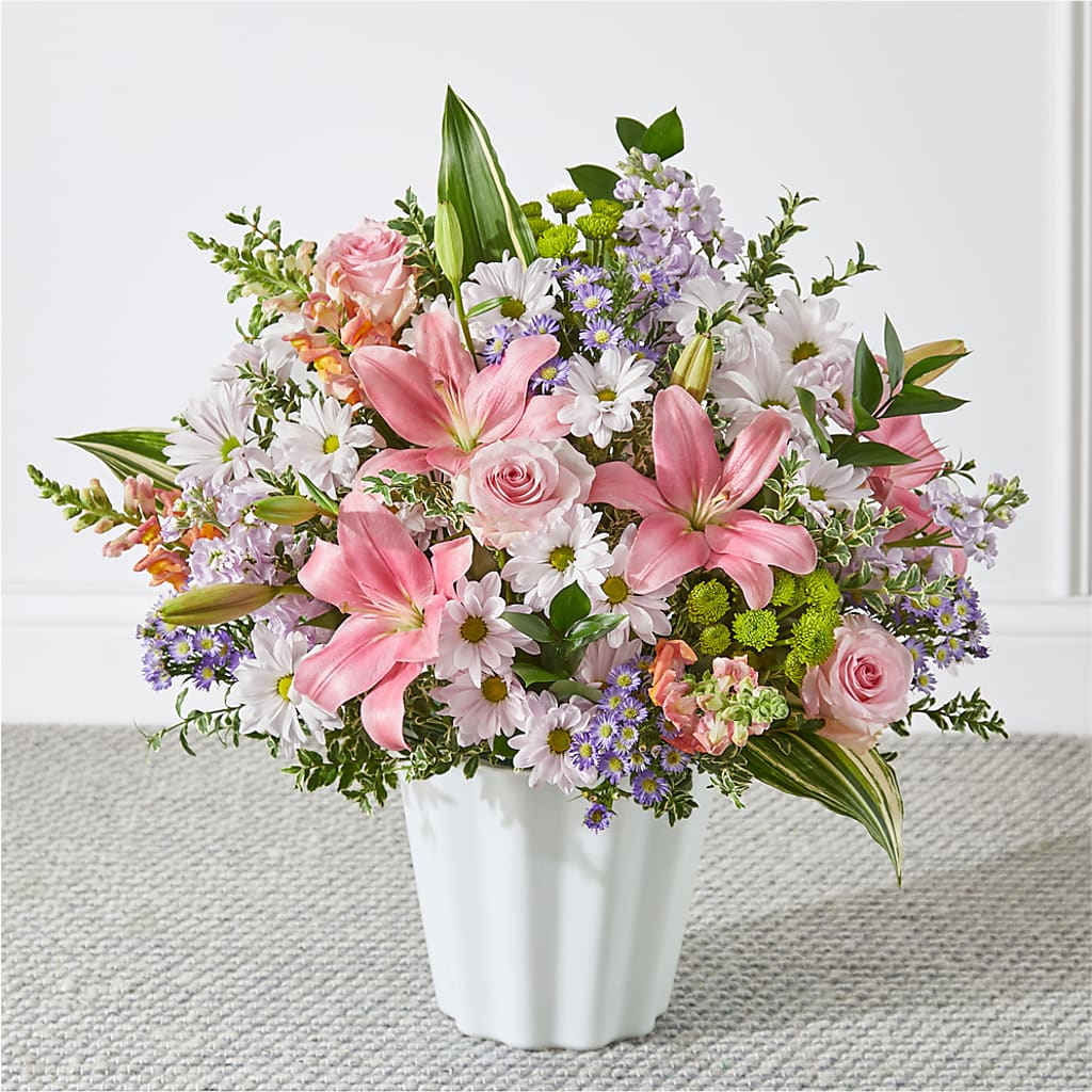 Abundant Compassion Floor Basket – Distinctive Designs Floral Llc, Vilonia AR