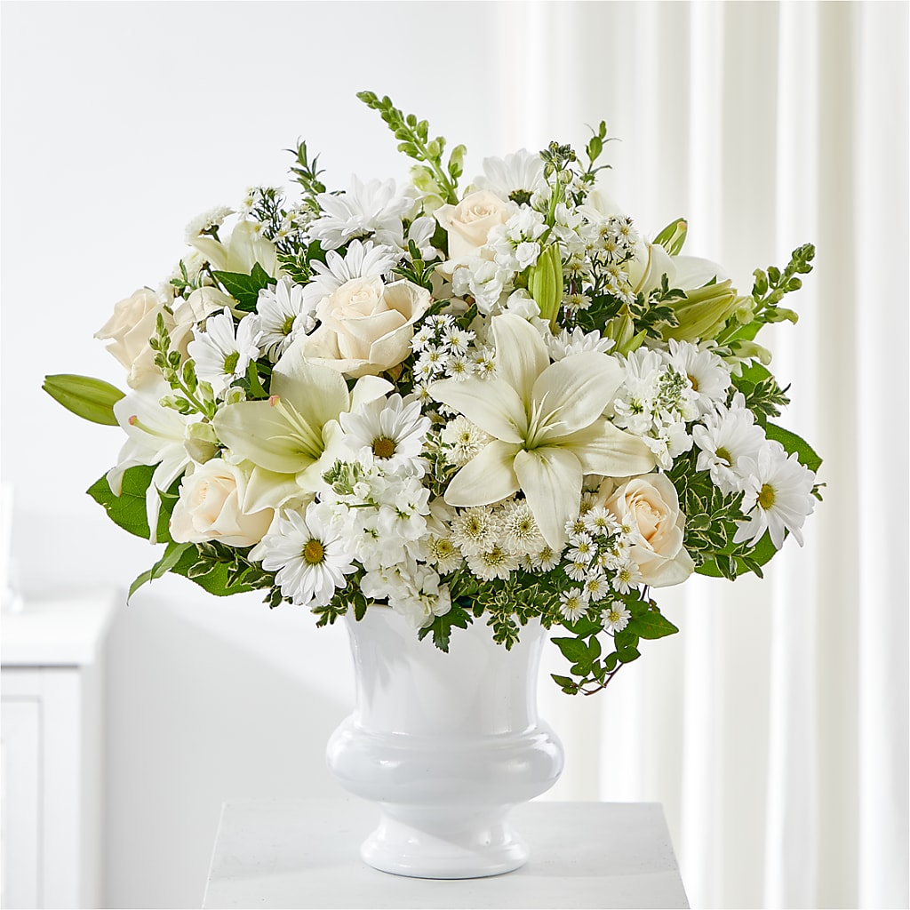 Uplifting Urn Arrangement – Distinctive Designs Floral Llc, Vilonia AR
