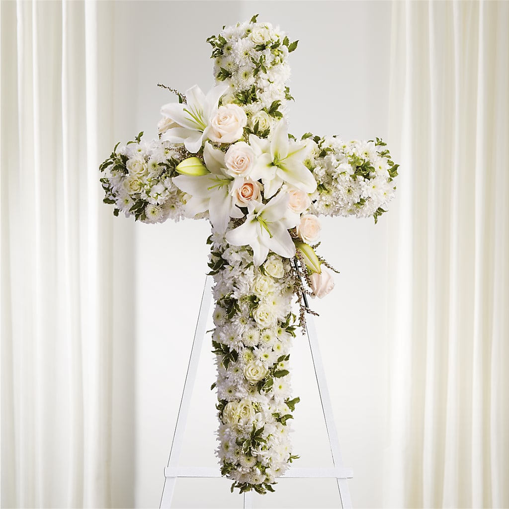 Spiritual Guidance Standing Spray – Distinctive Designs Floral Llc, Vilonia AR