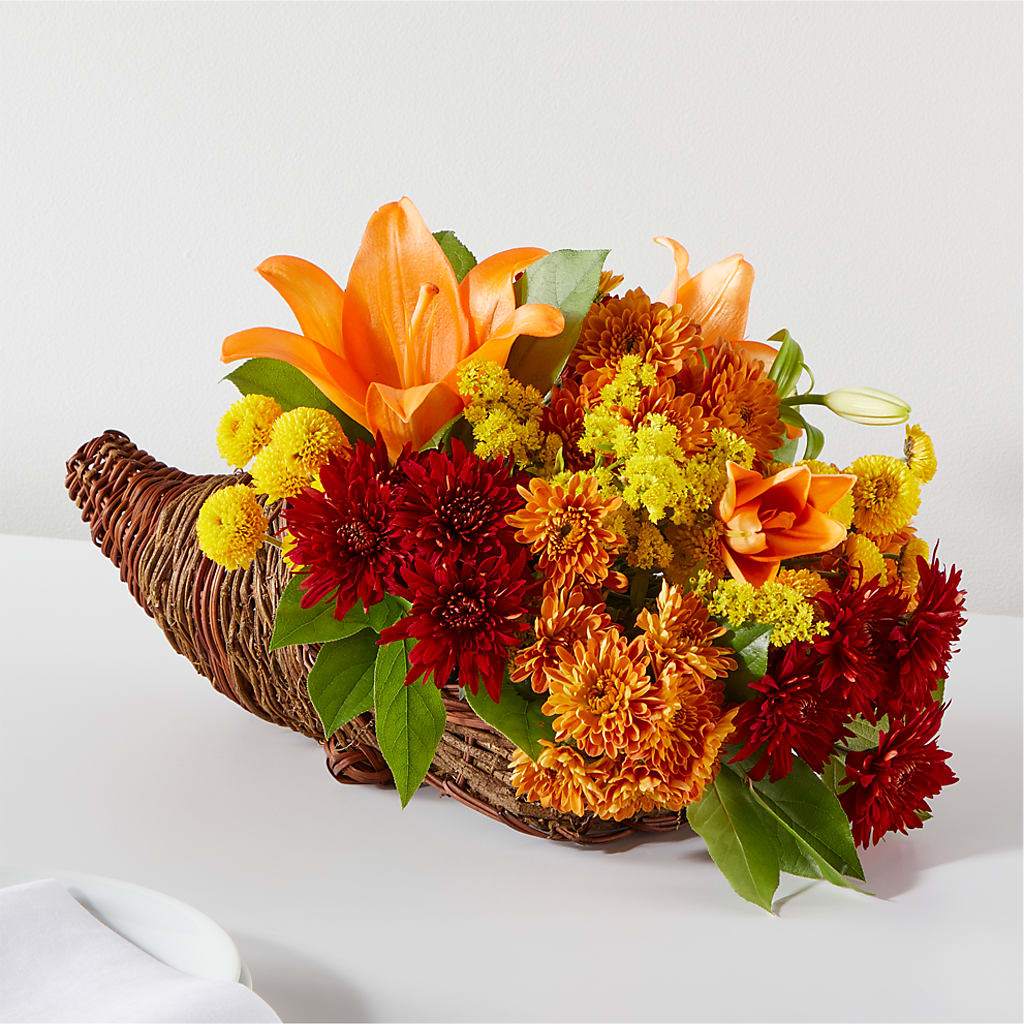 Bouquet of Blessings Cornucopia – Distinctive Designs Floral Llc, Vilonia AR