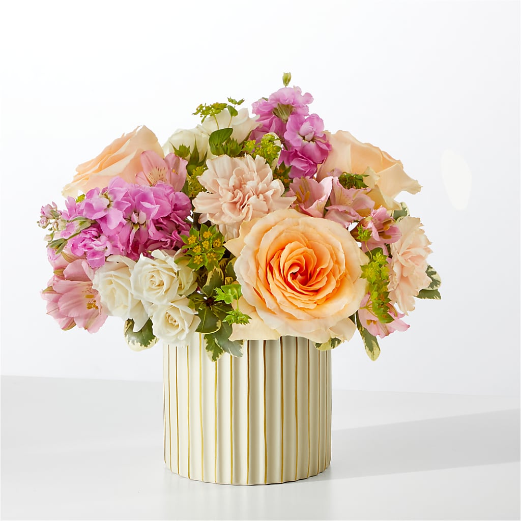 Paradise Bouquet with Ivory Vase – Distinctive Designs Floral Llc, Vilonia AR