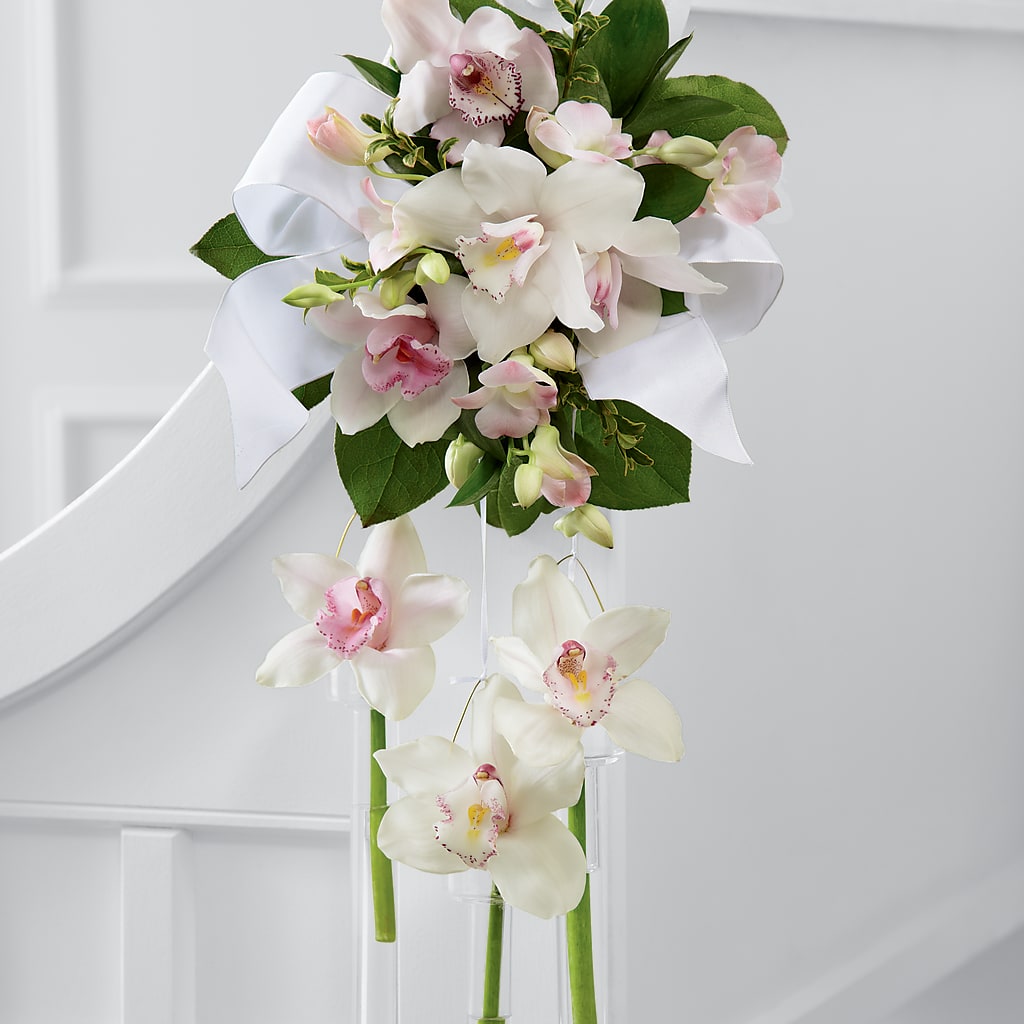 Perfect Entrance Pew Arrangement – Distinctive Designs Floral Llc, Vilonia AR