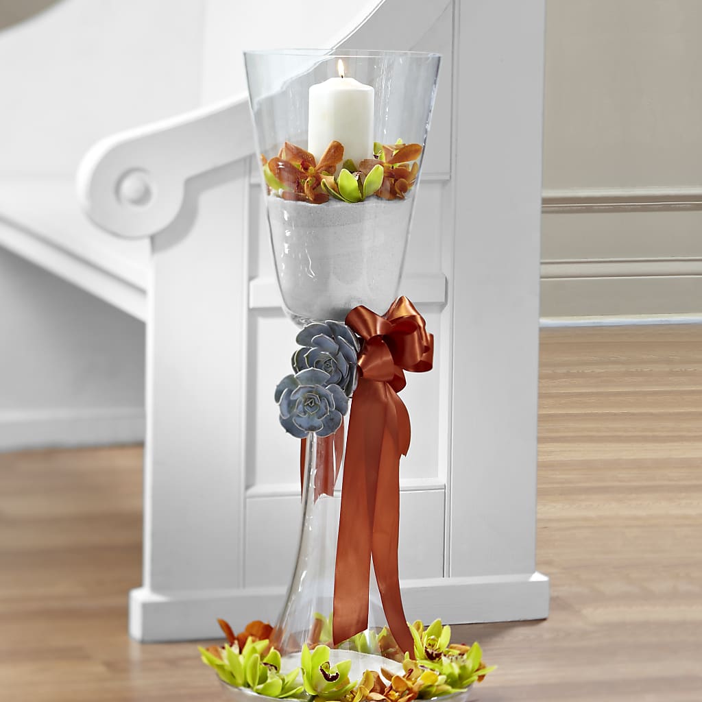 Matrimony Pew Decor – Distinctive Designs Floral Llc, Vilonia AR