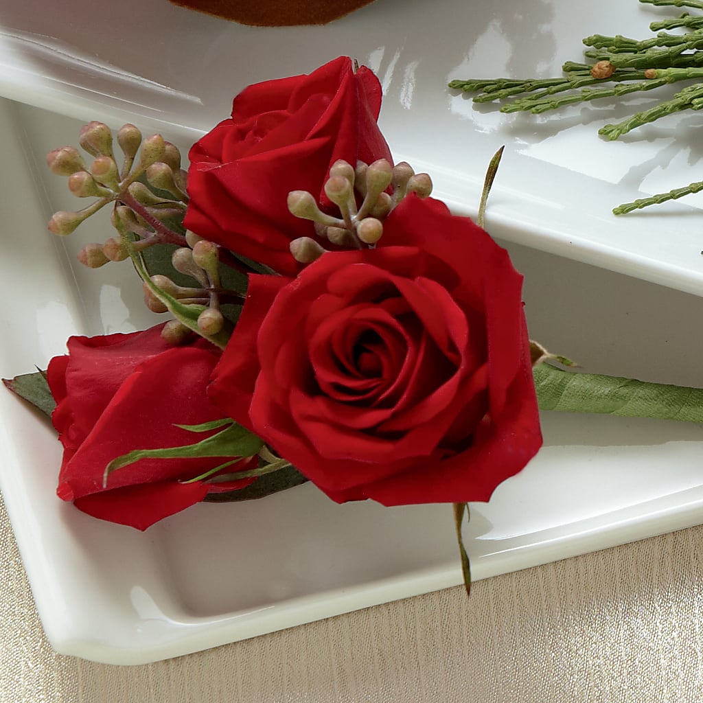 Red Spray Rose Boutonniere – Distinctive Designs Floral Llc, Vilonia AR