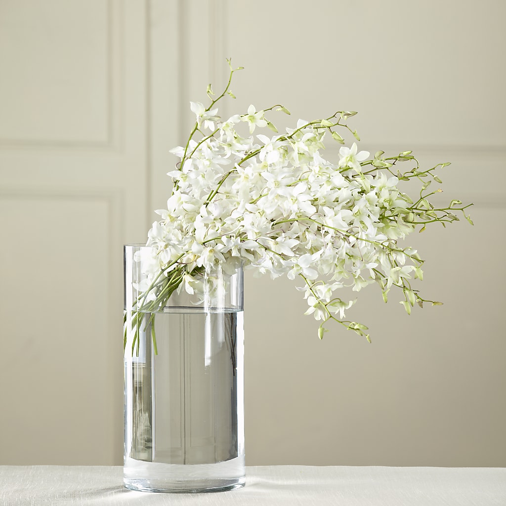 White Dendrobium Bouquet – Distinctive Designs Floral Llc, Vilonia AR
