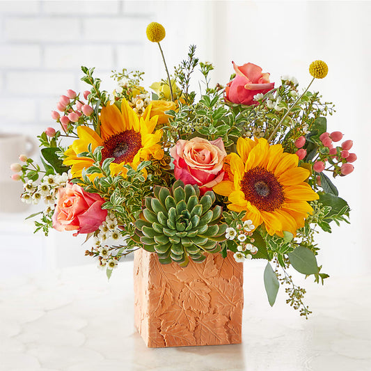 Sunflower Season Bouquet –  Distinctive Designs Floral Llc, Vilonia AR