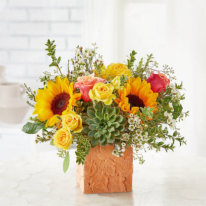Sunflower Season Bouquet –  Distinctive Designs Floral Llc, Vilonia AR