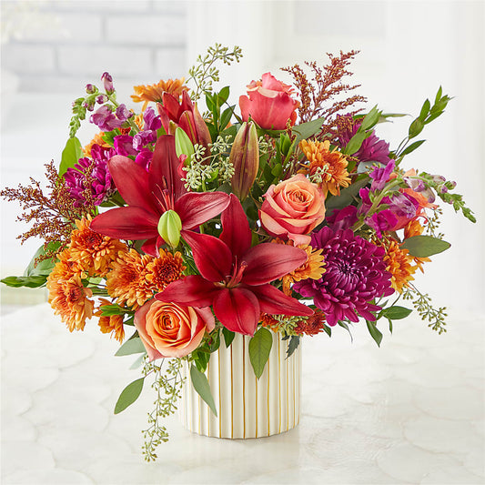 Burgundy Landscape Bouquet –  Distinctive Designs Floral Llc, Vilonia AR