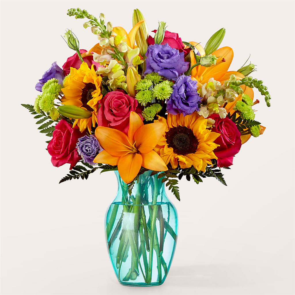 Bouquet Arc-en-Ciel Double
