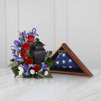 Patriotic Tribute Arrangement –  Distinctive Designs Floral Llc, Vilonia AR
