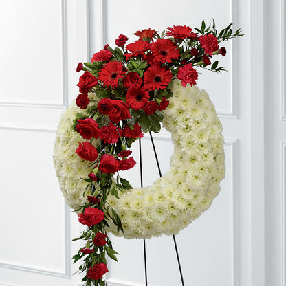 Graceful Tribute Wreath –  Distinctive Designs Floral Llc, Vilonia AR