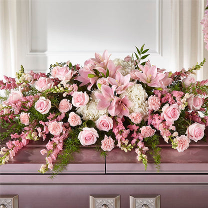 Life & Remembrance Casket Spray –  Distinctive Designs Floral Llc, Vilonia AR
