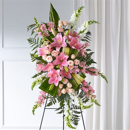 Elegant Embrace Standing Spray –  Distinctive Designs Floral Llc, Vilonia AR