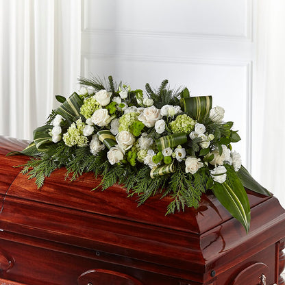 Hopeful Gesture Casket Spray –  Distinctive Designs Floral Llc, Vilonia AR