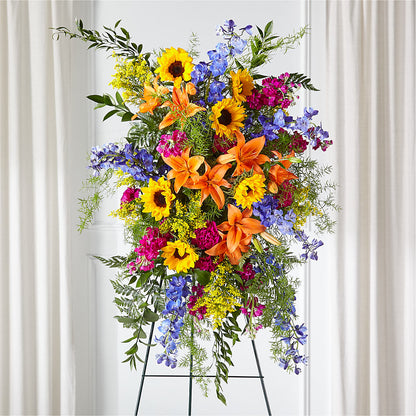 Sunlit Memories Standing Spray (Standard) –  Distinctive Designs Floral Llc, Vilonia AR