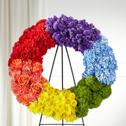 Circle of Love Wreath –  Distinctive Designs Floral Llc, Vilonia AR