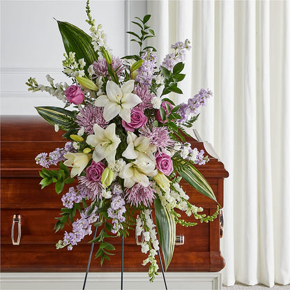 Grateful Hearts Standing Spray –  Distinctive Designs Floral Llc, Vilonia AR