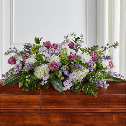 Meadows of Serenity Casket Spray –  Distinctive Designs Floral Llc, Vilonia AR