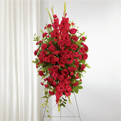 From the Heart Standing Spray –  Distinctive Designs Floral Llc, Vilonia AR
