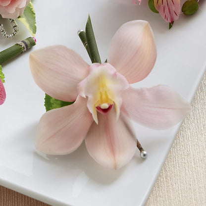 Pink Cymbidium Boutonniere –  Distinctive Designs Floral Llc, Vilonia AR