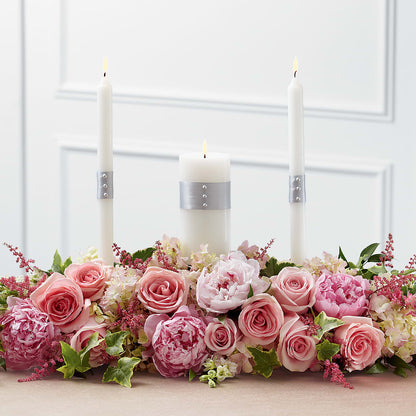 Worldwide Romance Unity Candle Arrangement –  Distinctive Designs Floral Llc, Vilonia AR