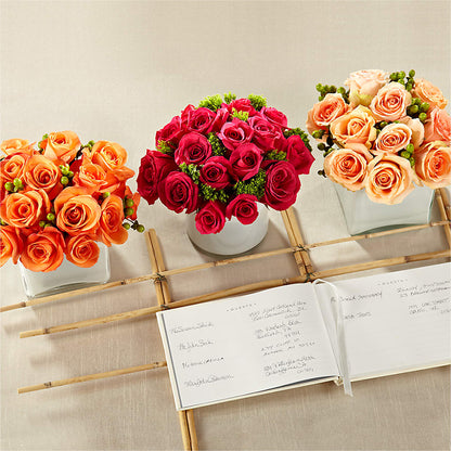 Dawn Rose Centerpiece –  Distinctive Designs Floral Llc, Vilonia AR